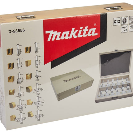 Makita Freesset 8mm 12-Delig 12-DLG – D-53556