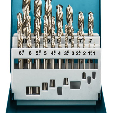 Makita Metaalborenset 19-Delig 1-10mm – D-54025