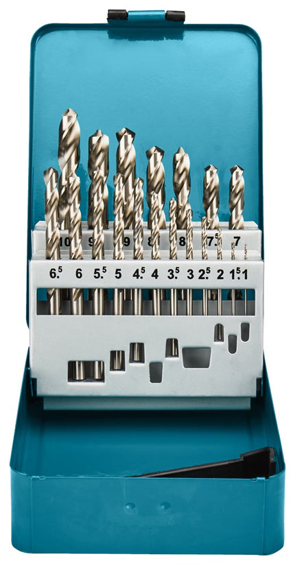 Makita Metaalborenset 19-Delig 1-10mm – D-54025