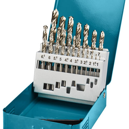 Makita Metaalborenset 19-Delig 1-10mm – D-54025