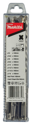 Makita B2S: BETONBOOR-/BEITELSET 10-DELIG