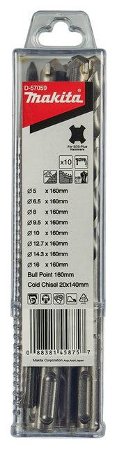 Makita B2S: BETONBOOR-/BEITELSET 10-DELIG