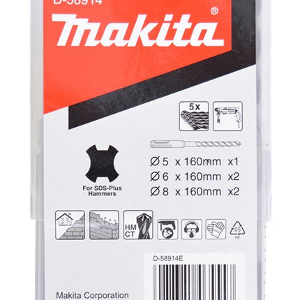 Makita B2S Betonboorset 5-Delig – D-58914
