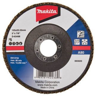 Makita Lamellenschijf 125mm A80 Lamellensch. 125X22mm 10st – D-63498-10