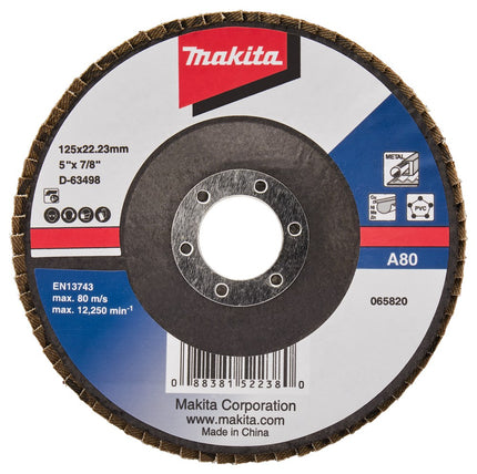 Makita Lamellenschijf 125mm A80 Lamellensch. 125X22mm 10st – D-63498-10