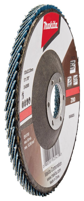 Makita Lamellenschijf 125mm Z80 SCHUURSCH.125X22mm K80 Uni-ZE – D-63806