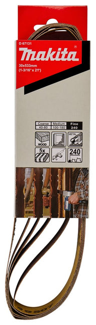 Makita Schuurband K240 30X533 Red - 5st – D-67131