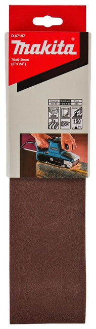 Makita Schuurband K150 76X610 Red - 5st – D-67197