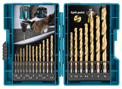 Afbeelding Makita borenset hss-tin 19dlg D-67527
