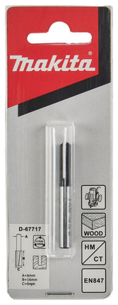Makita Groeffrees 6X16 S6 – D-67717