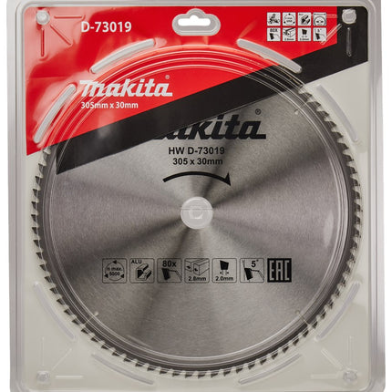 Makita HM Zaagblad ALU 305X30 80T 5G 350X30 – D-73019