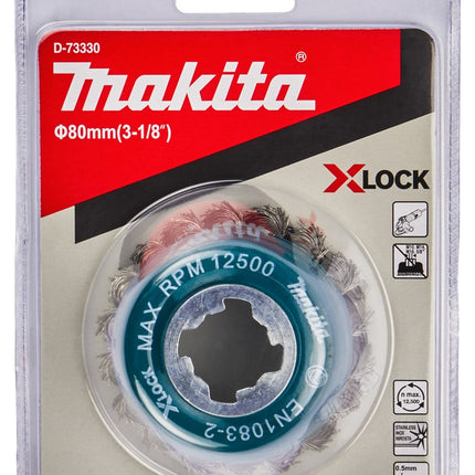 Makita Komborstel 80mm X-LOCK 80mm – D-73330