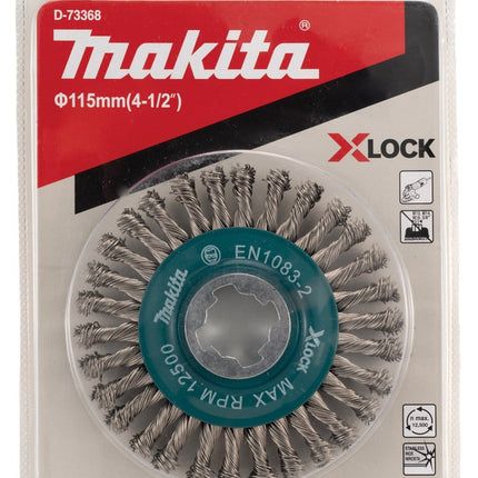 Makita Kegelborstel 115mm X-LOCK Wielborstel 115mm – D-73368