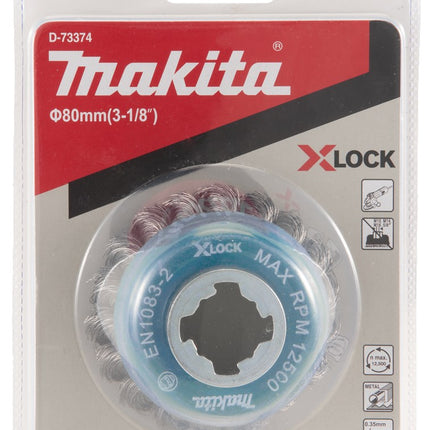 Makita Komborstel 80mm X-LOCK 80mm – D-73374