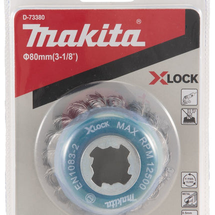 Makita Komborstel 80mm X-LOCK 80mm – D-73380