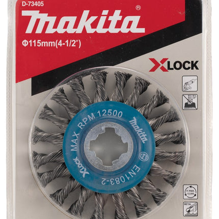 Makita Kegelborstel 115mm X-LOCK Wielborstel 115mm – D-73405