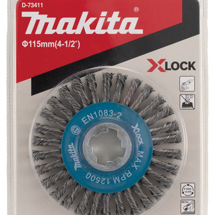 Makita Kegelborstel 115mm X-LOCK Wielborstel 115mm – D-73411