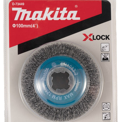 Makita Kegelborstel 100mm X-LOCK 100mm – D-73449