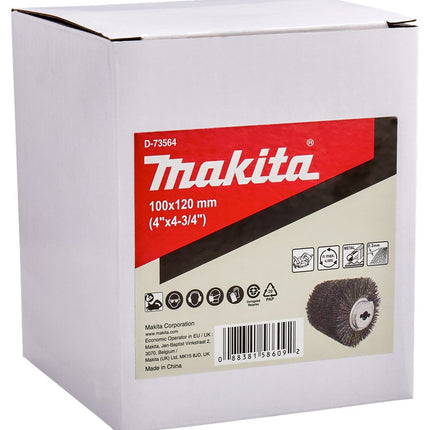 Makita Rondborstel 100X120mm Schuurrol Staaldraad – D-73564