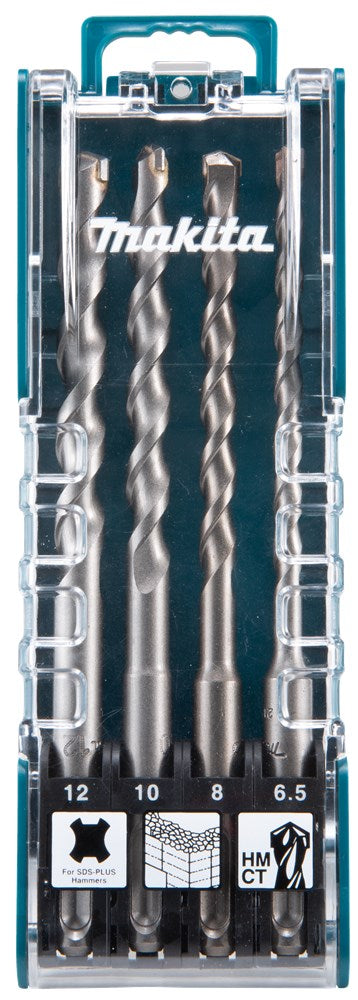 Makita Sds+hamerbset 4DLG 6.5/8/10/12 – D-74728