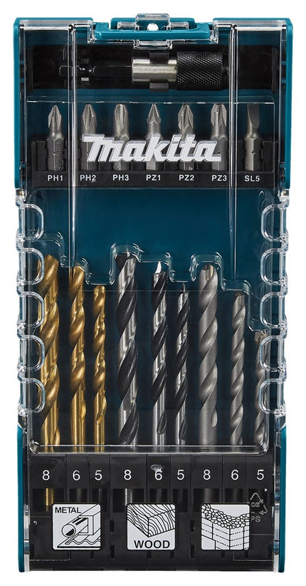 Makita BOOR-/schroefbitset 17-DLG – D-74887