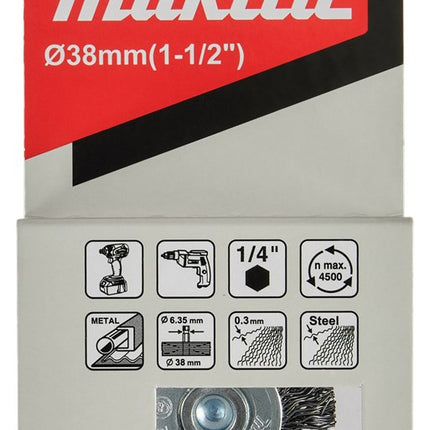 MAKITA D-76467 RONDBORSTEL 1/4"X38MM
