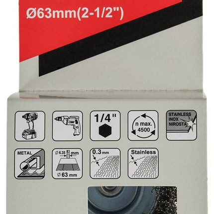 MAKITA D-76576 KOMBORSTEL 1/4"X65MM RVS