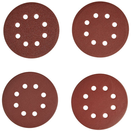 Makita Schuurschijfset 125mm Red Velcro – D-77229