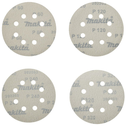 Makita Schuurschijfset 125mm Red Velcro – D-77229