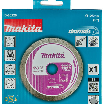 Afbeelding Makita diamantsch.125x22,2mm volband D-80226
