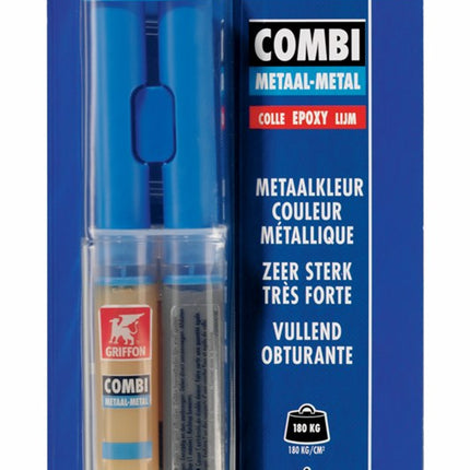 6304058 GR Combi Metaal double syringe card 24 ml NL/FR
