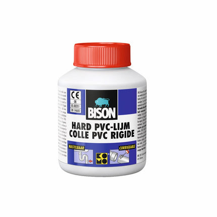 6305949 Bison Rigid PVC Adhesive Bottle 100 ml NL/FR