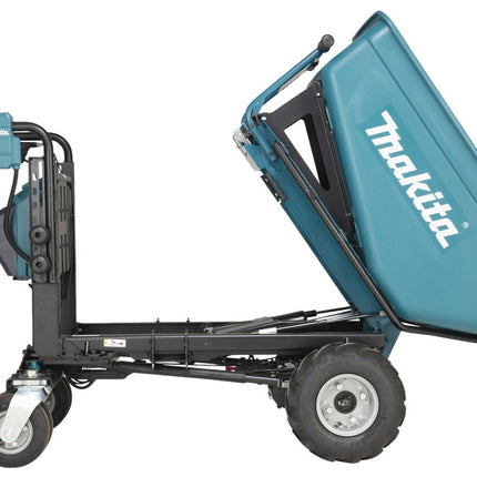 MAKITA DCU601Z DUMPER 2X18V             MET ELEKTRISCHE KIEPBARE BAK