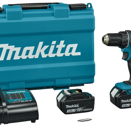 MAKITA DDF482SFE BOOR/SCHROEFMACHINE 18V- 3,0 AH (2 ST)