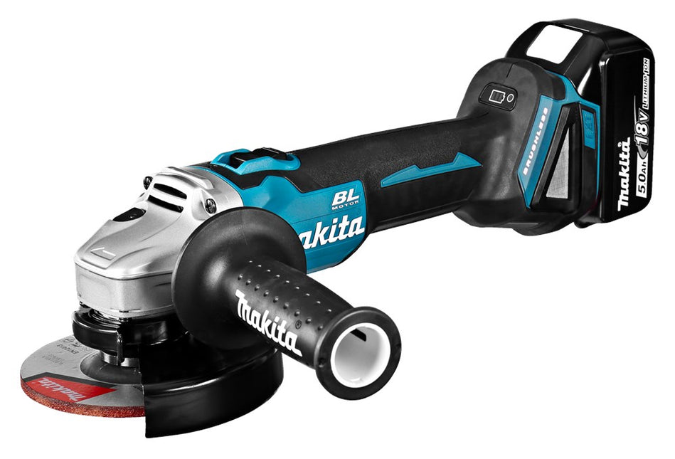 Makita DGA504RTJ 18V Haakse Slijper 125MM