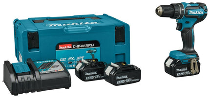 MAKITA DHP485RF3J KLOPBOORSCHROEFMACHINE3,0 AH ACCU (3 ST)