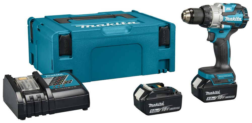 Makita DHP489RTJ 18V Klopboor- Schroefmachine