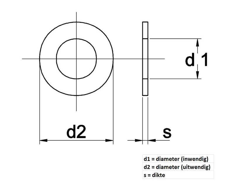 Tekening DIN 125A