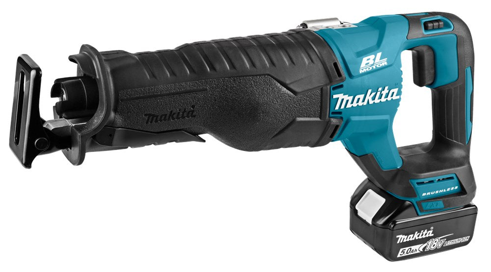 Makita DJR187RTE 18V Reciprozaag met 5.0Ah Accu's en Snellader in Koffer
