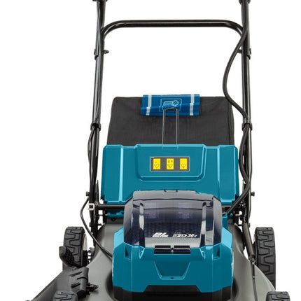 Afbeelding Makita lxt 2x18 v accu grasmaaier 53 cm