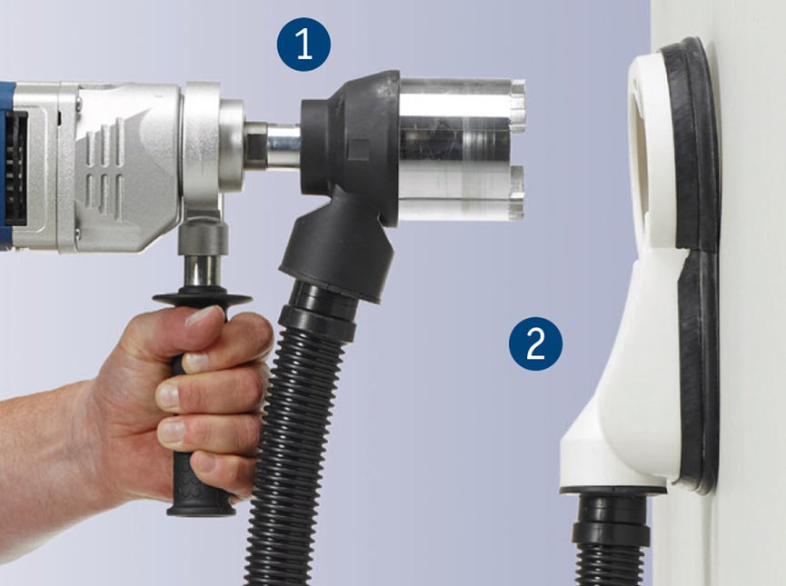 Afbeelding Stofafzuigset voor diamant- en dozenboren