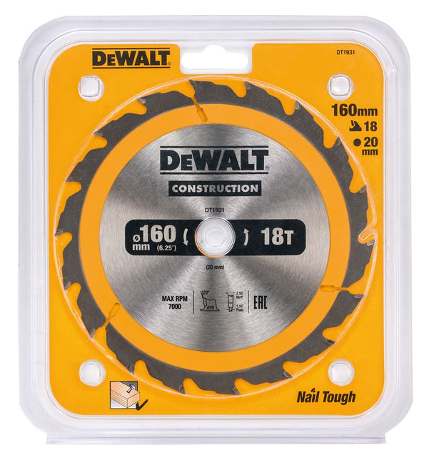 DeWALT Cirkelzaagblad DT1931