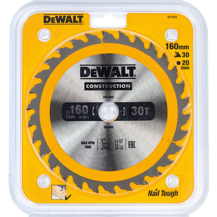 DeWALT Cirkelzaagblad DT1932