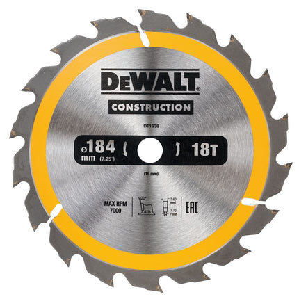 DeWALT Cirkelzaagblad DT1938