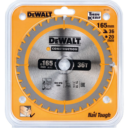 DeWALT Cirkelzaagblad DT1950