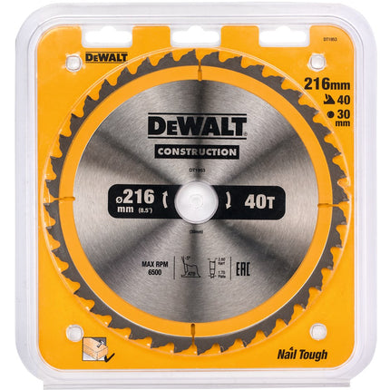 DeWALT Cirkelzaagblad DT1953