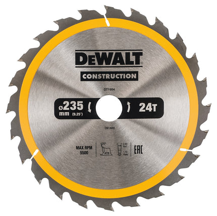 DeWALT Cirkelzaagblad DT1954