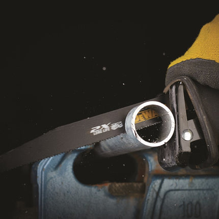 DeWALT Reciprozaagblad 2x bim 203x2,5mm medium metalen profielen DT2408L