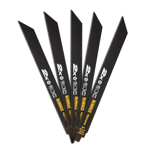 DeWALT Reciprozaagblad 2x bim 305x2,0mm dunne metalen profielen DT2409L