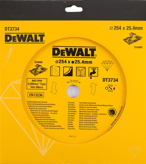 DeWALT Diamant zaagblad nat DT3734